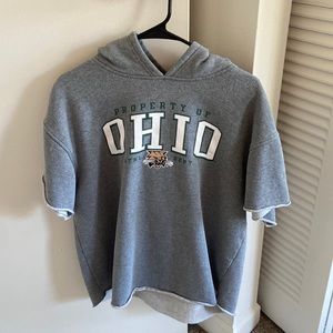 Ohio U sleeveless hoodie